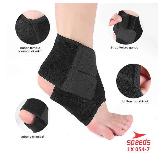 SPEEDS Pelindung Tumit Untuk Perlengkapan Fitness Ankle Protector 054-7