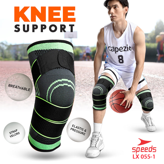 SPEEDS Pelindung Lutut Untuk Perlengkapan fitness Knee Protector 055-1