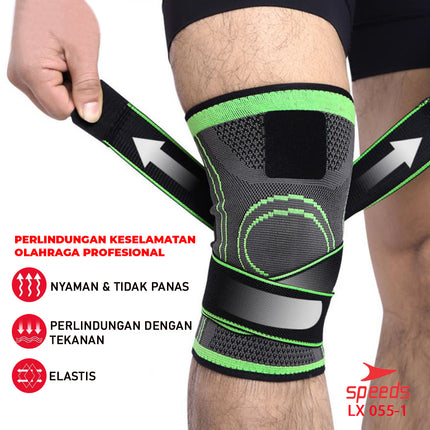 SPEEDS Pelindung Lutut Untuk Perlengkapan fitness Knee Protector 055-1
