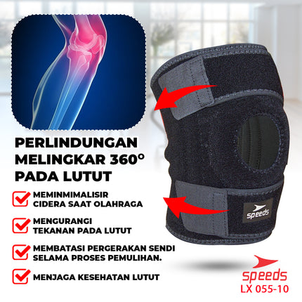 SPEEDS Pelindung Lutut Untuk Perlengkapan fitness Knee Protector 055-10