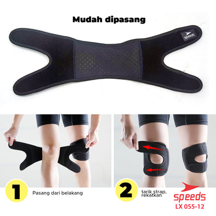 SPEEDS Pelindung Lutut Untuk Perlengkapan fitness Knee Protector 055-12