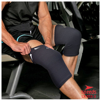 SPEEDS Pelindung Lutut Knee Supporter Dekker Wristband Perlengkapan Fitness 055-3