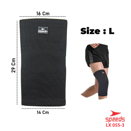 SPEEDS Pelindung Lutut Knee Supporter Dekker Wristband Perlengkapan Fitness 055-3