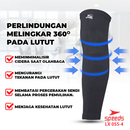 SPEEDS Pelindung Lutut Untuk Perlengkapan fitness Knee Protector 055-4
