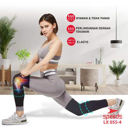 SPEEDS Pelindung Lutut Untuk Perlengkapan fitness Knee Protector 055-4