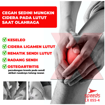 SPEEDS Pelindung Lutut Untuk Perlengkapan fitness Knee Protector 055-4