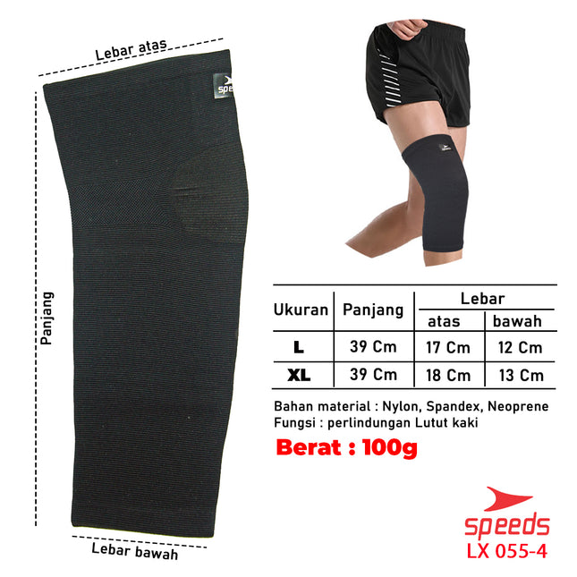 SPEEDS Pelindung Lutut Untuk Perlengkapan fitness Knee Protector 055-4