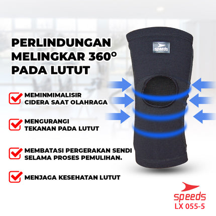 SPEEDS Pelindung Lutut Untuk Perlengkapan Fitness Knee Protector 055-5