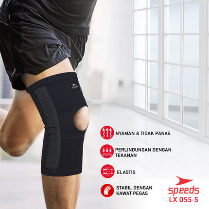 SPEEDS Pelindung Lutut Untuk Perlengkapan Fitness Knee Protector 055-5