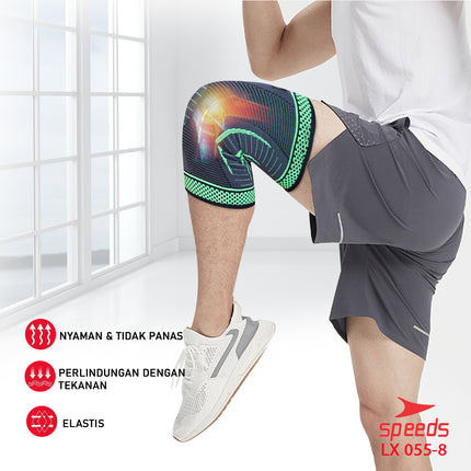 SPEEDS Pelindung Lutut Untuk Perlengkapan fitness Knee Protector 055-8