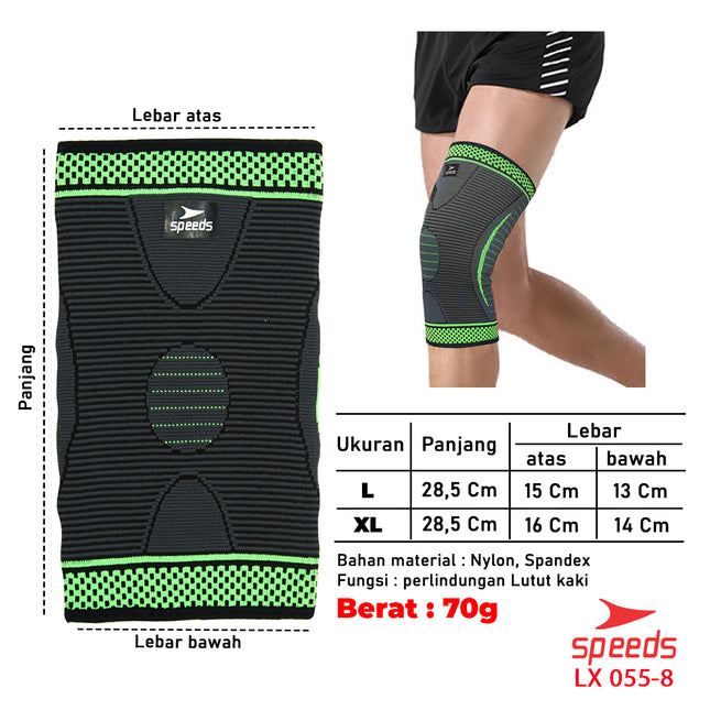 SPEEDS Pelindung Lutut Untuk Perlengkapan fitness Knee Protector 055-8