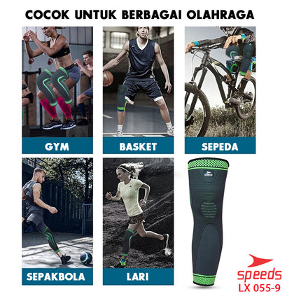 SPEEDS Pelindung Lutut Untuk Perlengkapan fitness Knee Protector 055-9