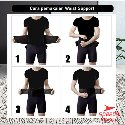 SPEEDS Pelindung PInggang Untuk Kegiatan sehari hari Waist Protector 056-1