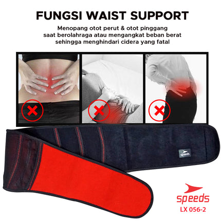 SPEEDS Pelindung Pinggang Untuk Kegiatan sehari hari Waist Protector 056-2