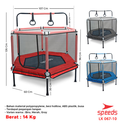 SPEEDS Kids' Trampoline Jump Toy Sports Fitness 067-10