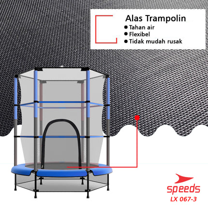 SPEEDS Trampolin 55  Trampoline Mainan Jump Lompat 067-3