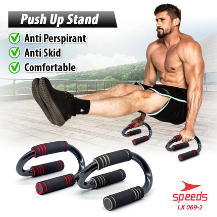 SPEEDS Push Up Stand Bar Alat Bantu Push Up Bar Untuk Olahraga Fitness Push Up 069-2