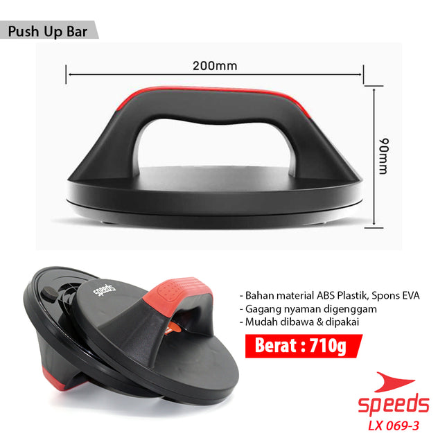 Push Up Bar Alat Latihan Push Up Fitness Olahraga 069-3