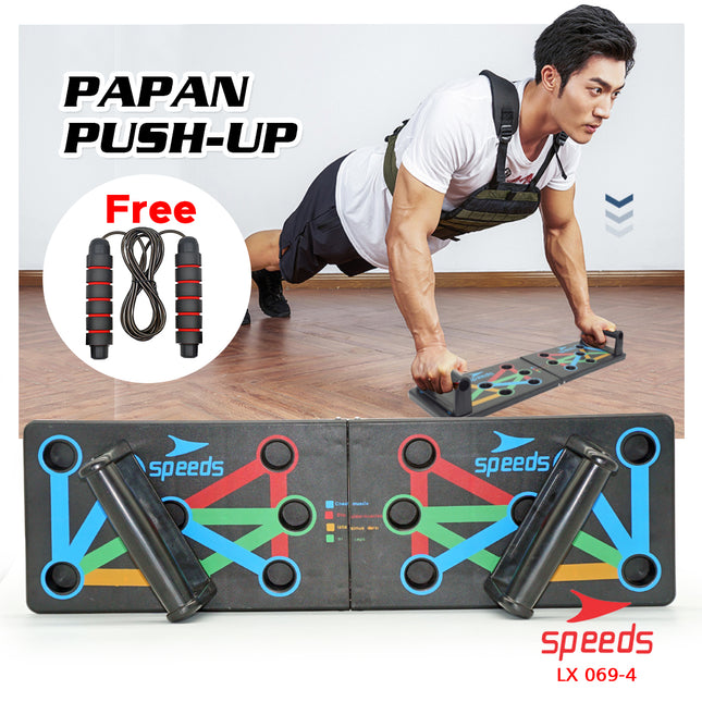 SPEEDS Push Up Stand Push Up Board Alat Bantu Push Up Push Up Handles Fitness Olahraga 069-4
