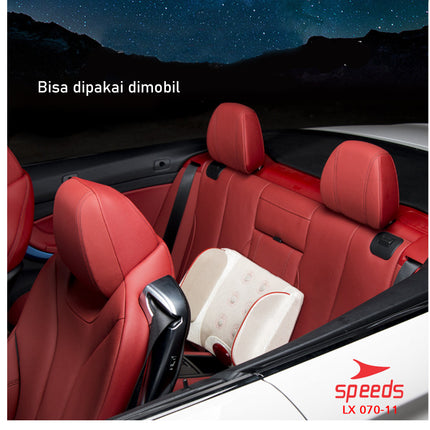 SPEEDS Bantal Pijat Massage Portable Alat Pijat Elektrik Bantal Pijat Portable Home Massager 070-11