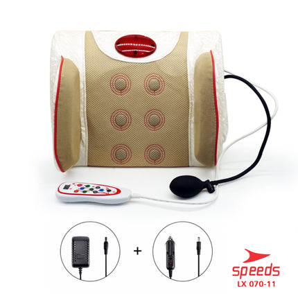 SPEEDS Bantal Pijat Massage Portable Alat Pijat Elektrik Bantal Pijat Portable Home Massager 070-11