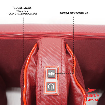 SPEEDS Alat Pijat Kaki Elektrik Bantal Pijat Kaki Alat Kesehatan Portable Foot Massager 070-16