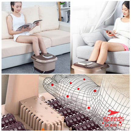 SPEEDS Onsen Pijat Kaki Foot Massager Alat Pijat Elektrik Portable Spa Massager 070-17