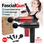 SPEEDS Fascial Gun Massage Gun Mini Alat Pijat Elektrik 4 in 1 Alat Pijat Getar 070-18