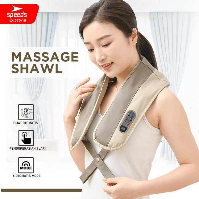 SPEEDS Neck Massager Electric Massager Therapy Massager Relaxation 070-19