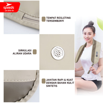 SPEEDS Alat Pijat Leher Alat Pijat Elektrik Alat Pijat Terapi Neck Massager Relaksasi 070-19