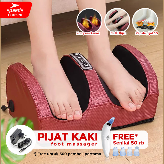 SPEEDS Electric Foot Massager Foot and Body Therapy Portable Health Device 070-20
