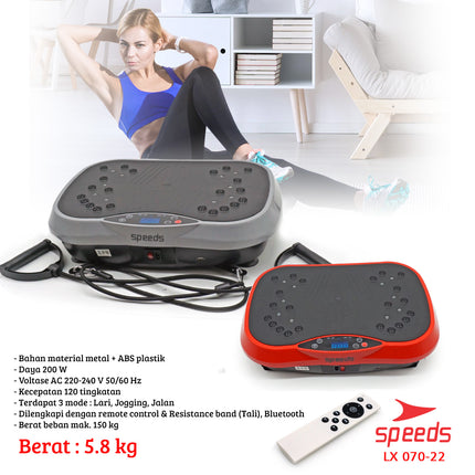SPEEDS Alat Pijat Elektrik Body Slimmer Alat Pelangsing Perut Tubuh Olahraga Alat Fitness 070-22