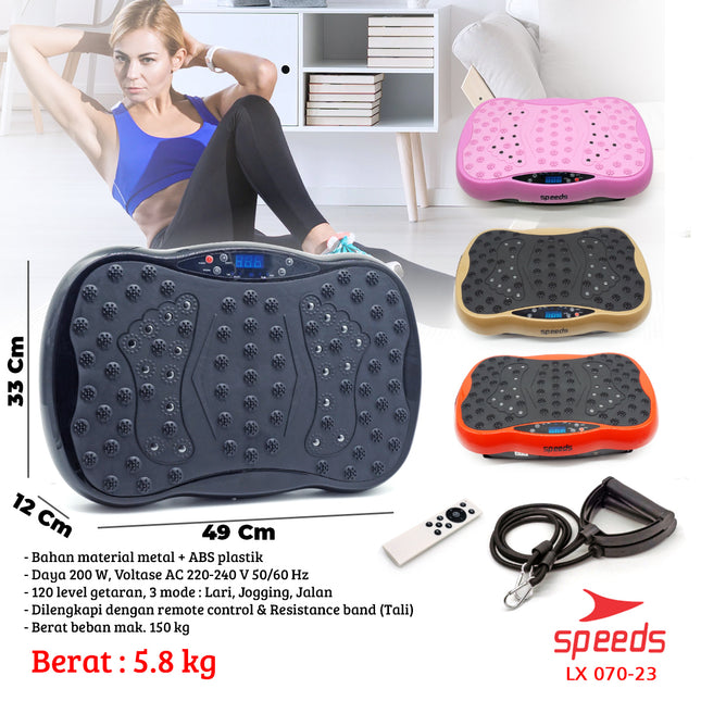 SPEEDS Electric Massager Body Slimmer Tummy Slimming Device Body Sports Fitness Equipment 070-23