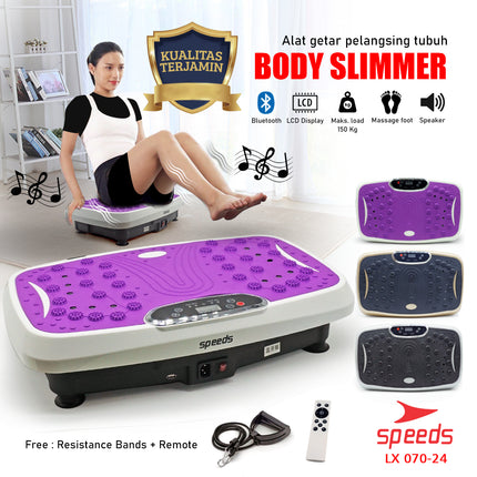 SPEEDS Body Slimmer Alat Pijat Elektrik Alat Pelangsing Perut Alat Olahraga Tubuh Gym Fitness 070-24