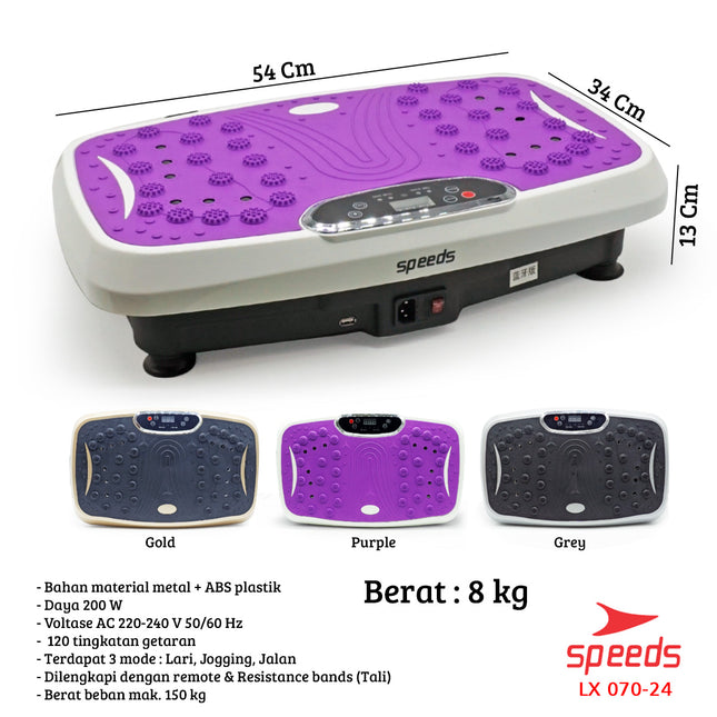 SPEEDS Body Slimmer Alat Pijat Elektrik Alat Pelangsing Perut Alat Olahraga Tubuh Gym Fitness 070-24