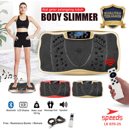 SPEEDS Body Slimmer Alat Pijat Elektrik Alat Pelangsing Perut Alat Olahraga Tubuh Gym Fitness 070-25