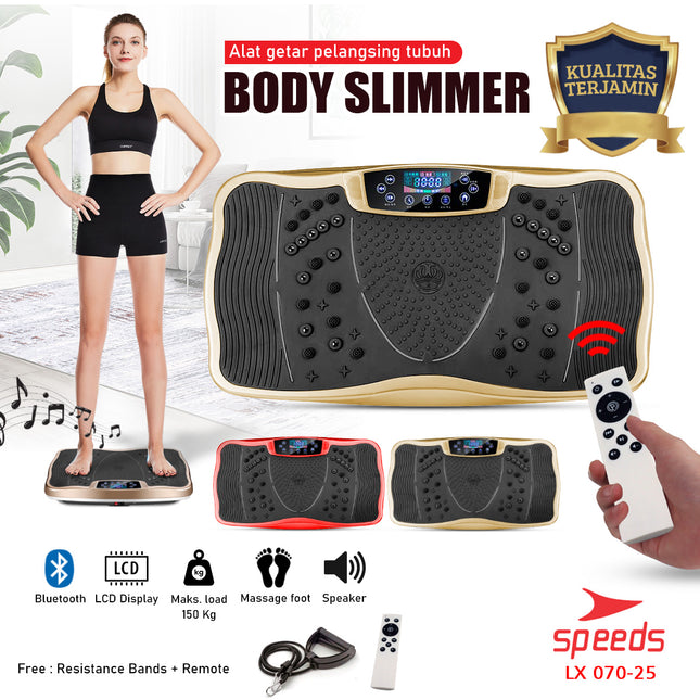 SPEEDS Body Slimmer Alat Pijat Elektrik Alat Pelangsing Perut Alat Olahraga Tubuh Gym Fitness 070-25