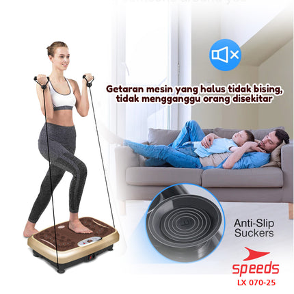 SPEEDS Body Slimmer Alat Pijat Elektrik Alat Pelangsing Perut Alat Olahraga Tubuh Gym Fitness 070-25