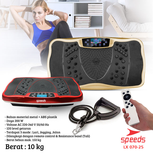 SPEEDS Body Slimmer Alat Pijat Elektrik Alat Pelangsing Perut Alat Olahraga Tubuh Gym Fitness 070-25