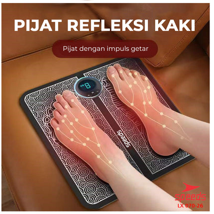 SPEEDS EMS Foot Massage Mat Pijat Kaki EMS Pad Mat Alat Pijat Kaki Alat Electric Pijat Kaki Japan Original Serbaguna 070-26
