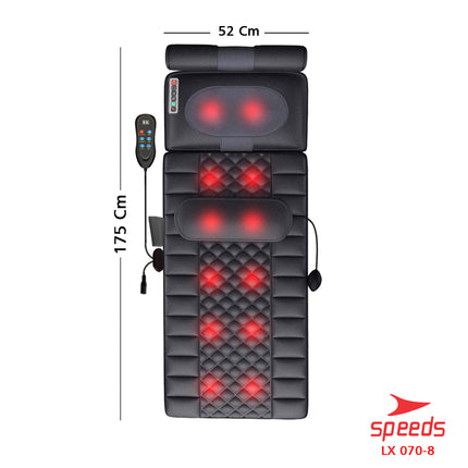 SPEEDS Kursi Pijat Elektrik Kursi Pijat Mobile Kursi Pijat Rumah Alat Pijat Elektrik Portable 070-8