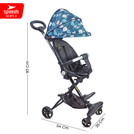 SPEEDS Stroller Bayi Anak Kereta Dorong Bayi Anak Mini Trike Baby Stroller Lipat 071-3