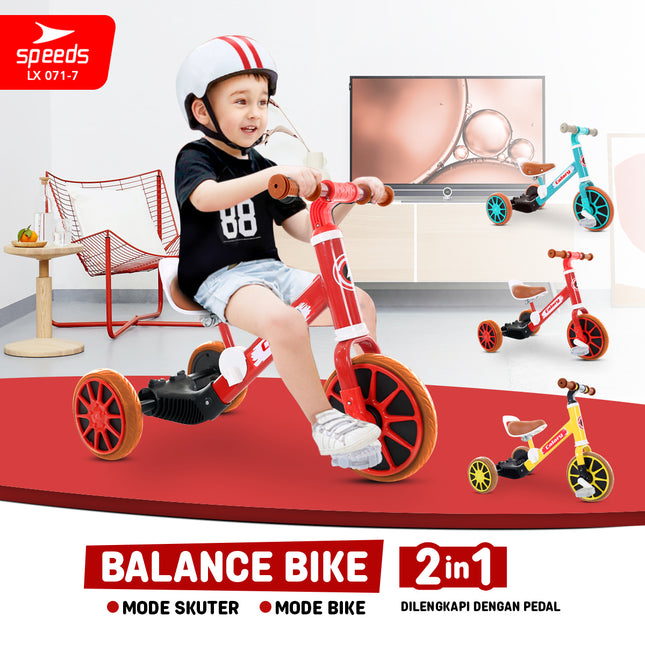 SPEEDS Sepeda Mini Sepeda Anak Taxi KickBike Balancing Bike Sepeda Keseimbangan 071-7