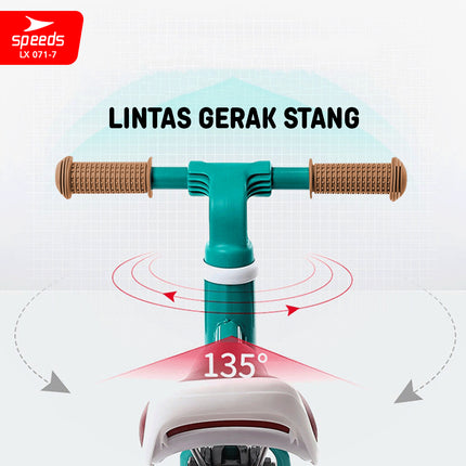 SPEEDS Sepeda Mini Sepeda Anak Taxi KickBike Balancing Bike Sepeda Keseimbangan 071-7