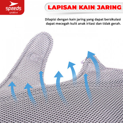 SPEEDS Gendongan Bayi 3in1 Gedongan Hipseat Baby Carrier Ransel Depan Bahan Nyaman LX 072-4