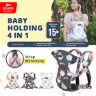 SPEEDS Gendongan Bayi 4in1 Gedongan Bayi Hipseat Baby Carrier Depan Bahan Nyaman LX 072-5