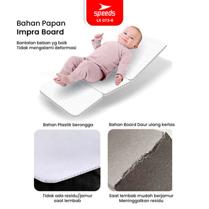 SPEEDS Stroller Anak Newborn Baby Lipat Premium Portabel Bayi Stroller Kereta Dorong Bayi 073-6