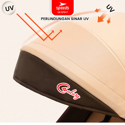 SPEEDS Stroller Anak Full Cover 2 Fitur Lengkap Kereta Dorong Bayi Newborn Baby Stroller Travel Indoor Oudoor Portabel Premium LX 073-7