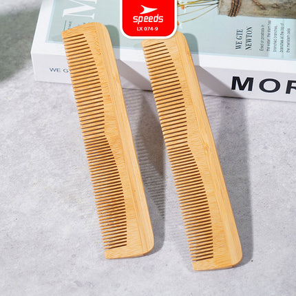 SPEEDS Sisir Bambu Ringan Portable Wooden Bamboo Comb Ramah Lingkungan Zero Waste Eco Friendly 074-9