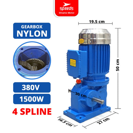 SPEEDS Gearbox 4-9 Spline 750W - 1500W